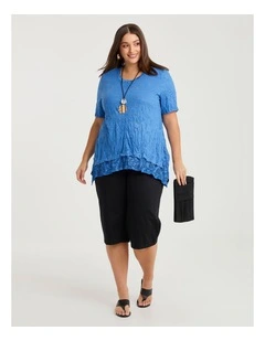 Faith Wide Leg Short Black