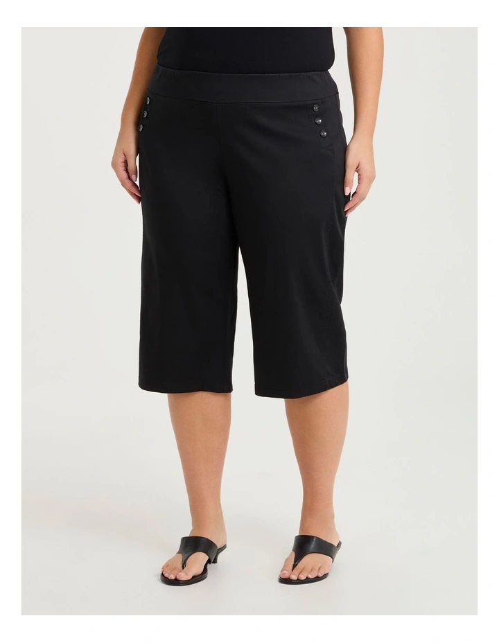 Faith Wide Leg Short Black image 3