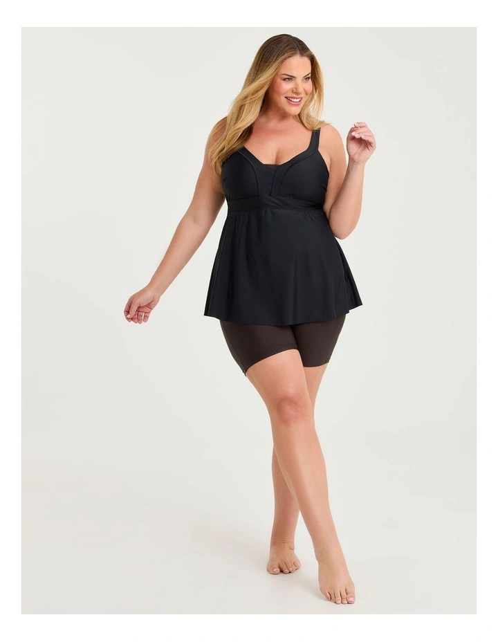 Classic Mesh Insert Tankini Black image 4