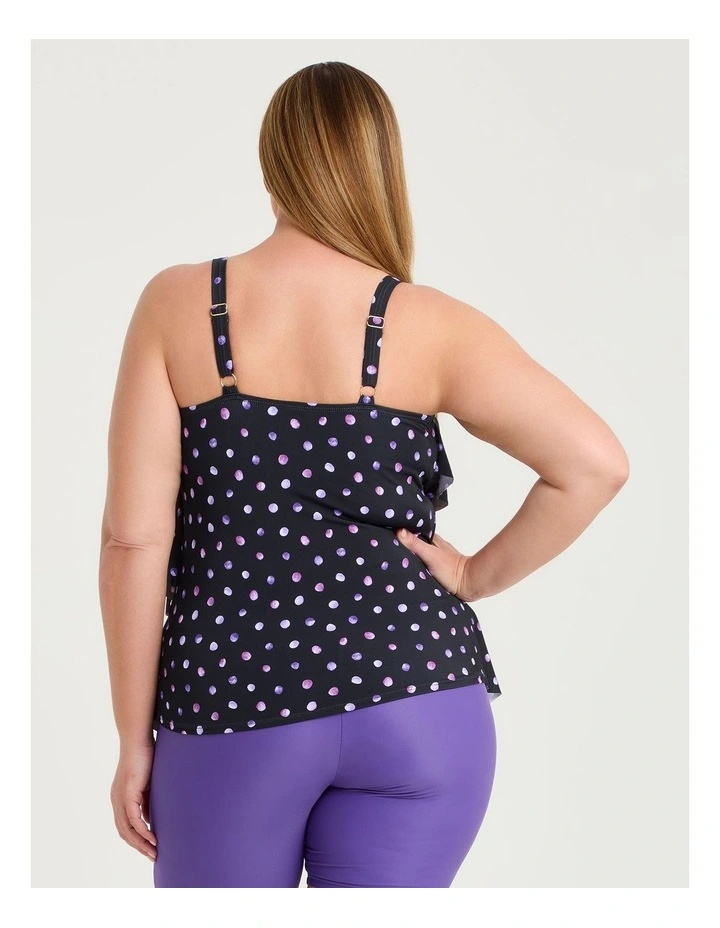 Spot Print Frill Tankini Print image 2