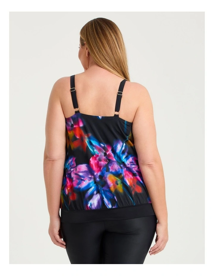 Island Escape Blouson Tankini Print image 2