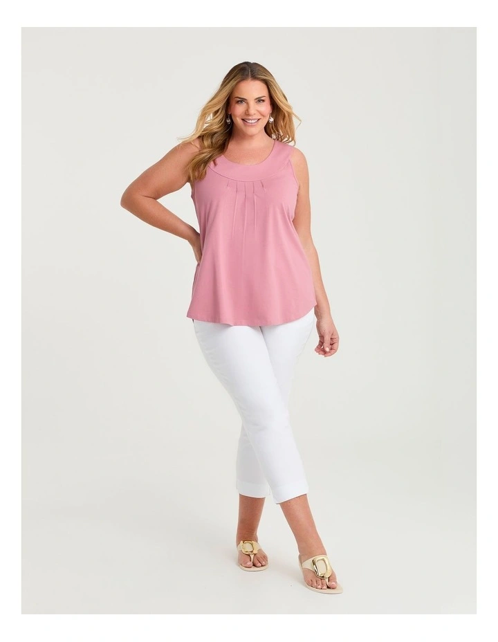 Australian Cotton Element Tank in Sorbet Pink image 3