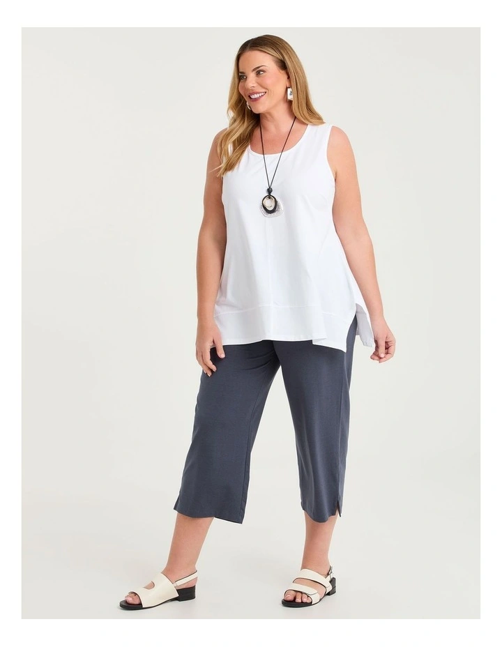 Pima Cotton Icon Tank White image 3