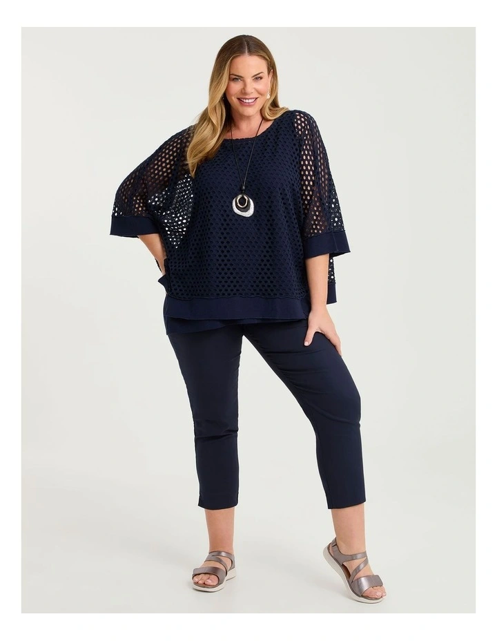Pima Cotton Icon Tank Dark Indigo image 4