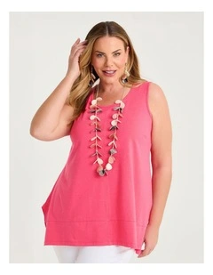 Pima Cotton Icon Tank Guava