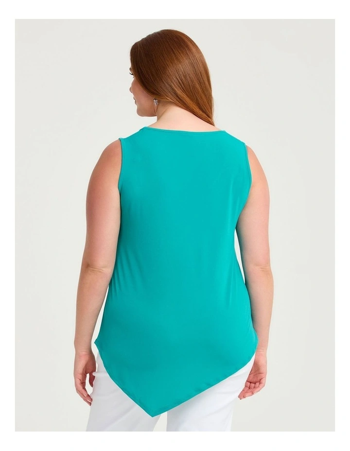 Luna Mix Media Tank Teal image 2