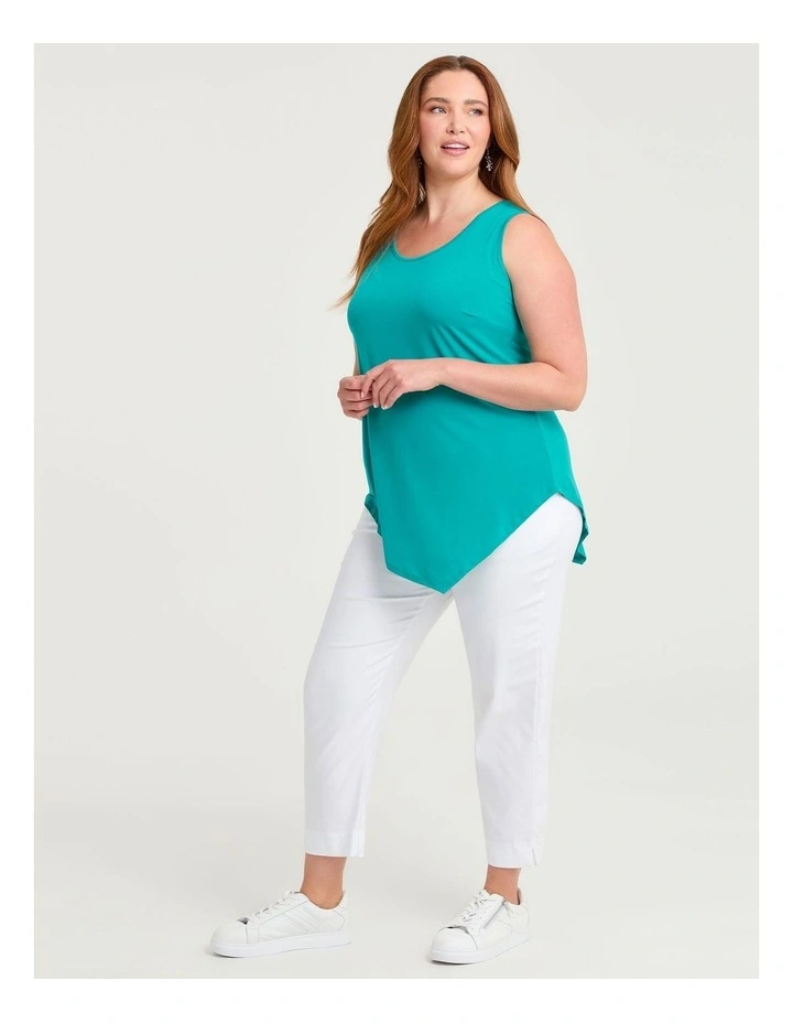 Luna Mix Media Tank Teal image 3