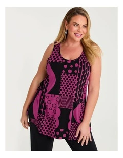 Natural Favourite Tank Abstract Spot Print