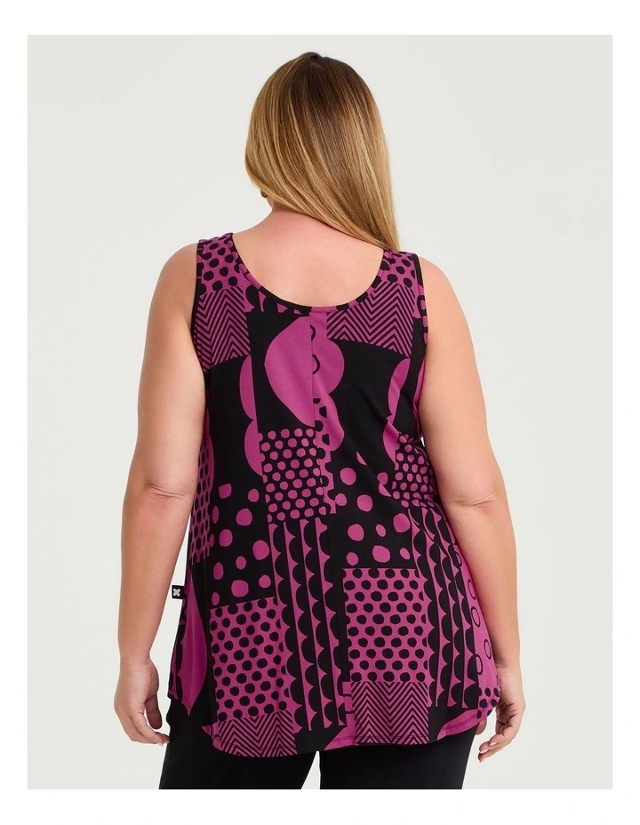 Natural Favourite Tank Abstract Spot Print image 2