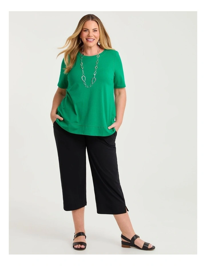 Pima Cotton Everyday Top Simply Green image 3