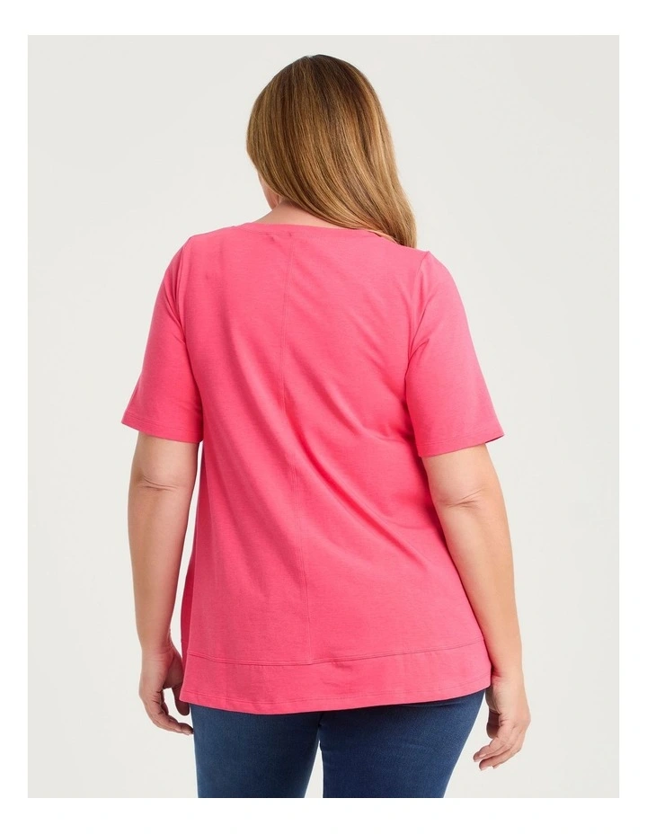 Pima Cotton Everyday Top Guava image 2