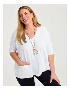 Pima Cotton Icon Top White