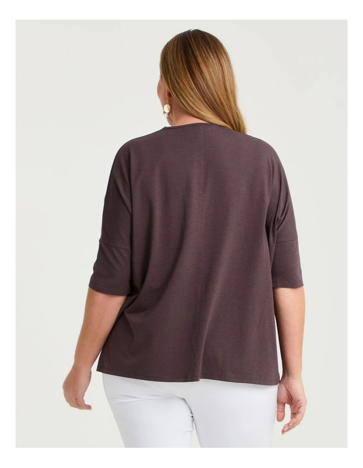 Pima Cotton Icon Top Chocolate Fudge image 2