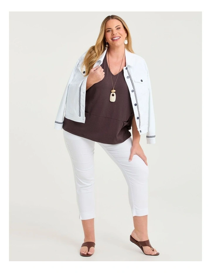 Pima Cotton Icon Top Chocolate Fudge image 4