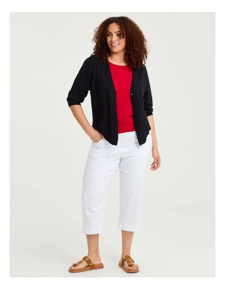 Bamboo Foundation Round Neck Top Ribbon Red image 4