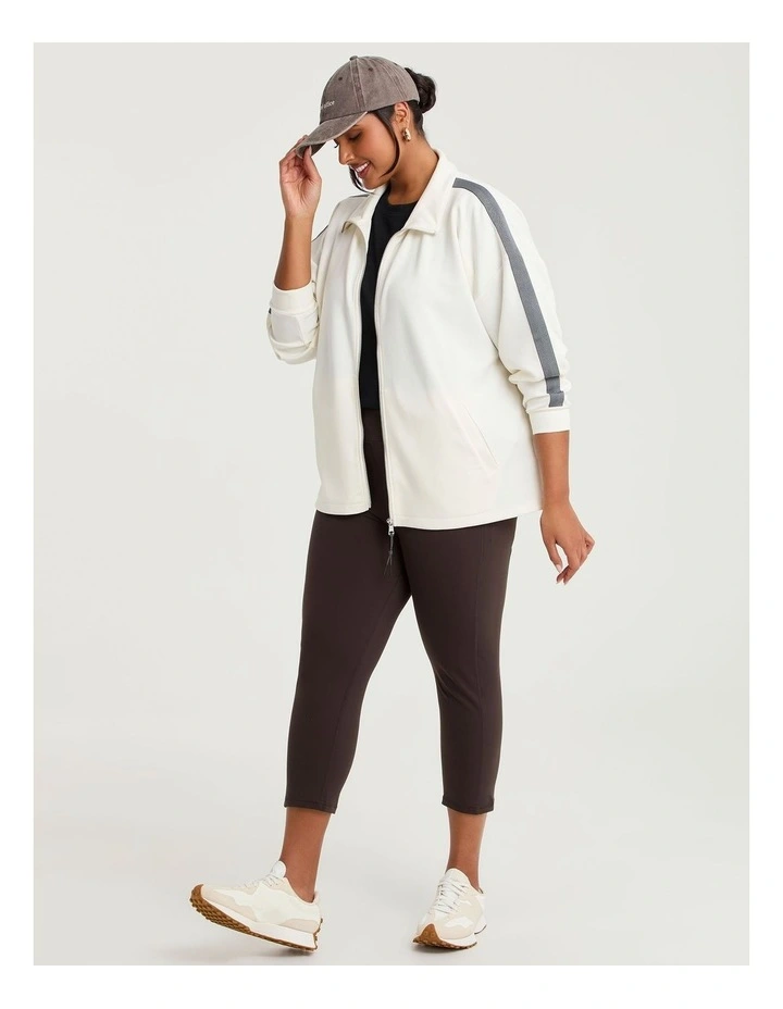 Luxe Touch Relaxed Seam Detail Top Black image 4