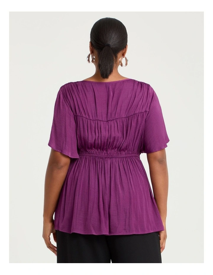 Alexia Luxe Dinner Top Boysenberry image 2