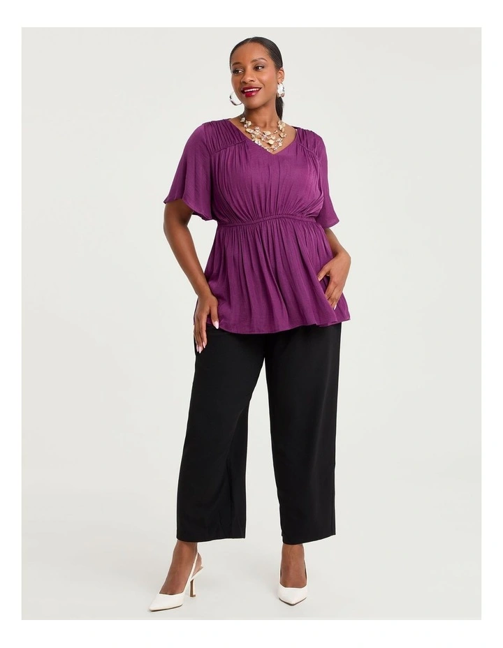 Alexia Luxe Dinner Top Boysenberry image 3