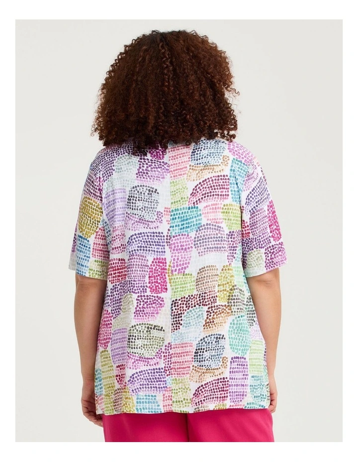 Natural Solana Abstract Top Print image 2