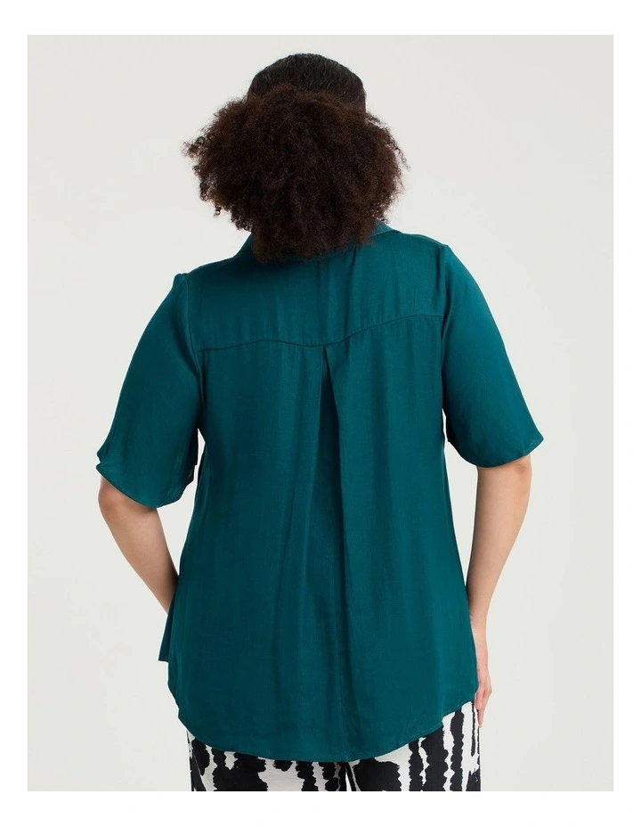 Luxe Xanthe Top Deep Teal image 2