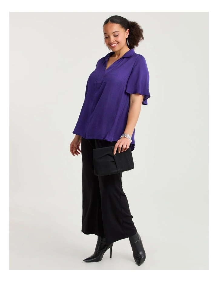 Luxe Xanthe Top Acai Purple image 4