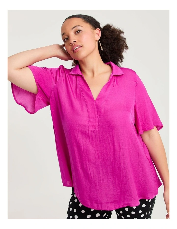 Luxe Xanthe Top Very Berry image 3
