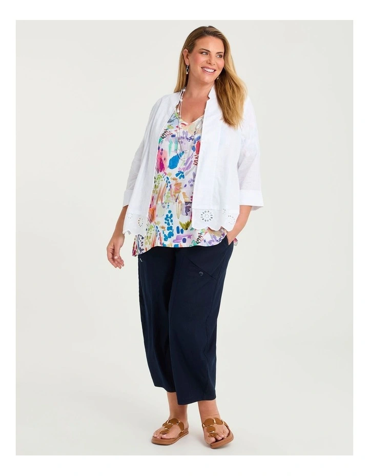 Natural Leni Brushstroke Top Print image 4