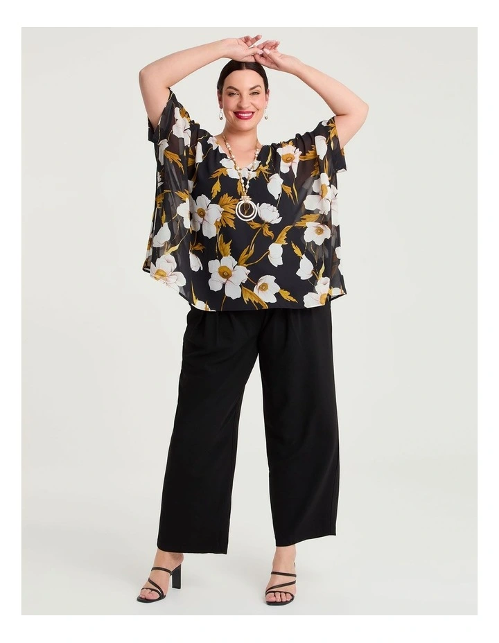 Maryna Chiffon Event Top Bloom Print image 4