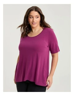 Strive Scoop Neck Top Acai