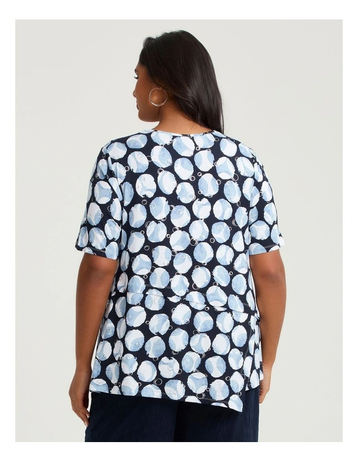 Foil Spot Bamboo Top Spot Print image 2