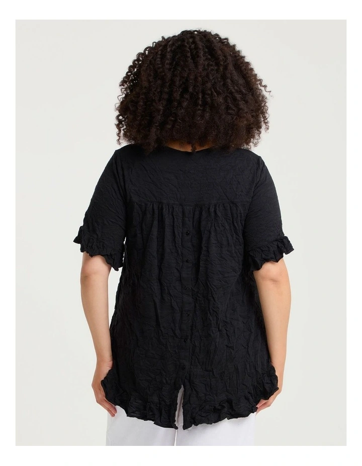 Salsa Cotton Mix Crush Top Black image 2