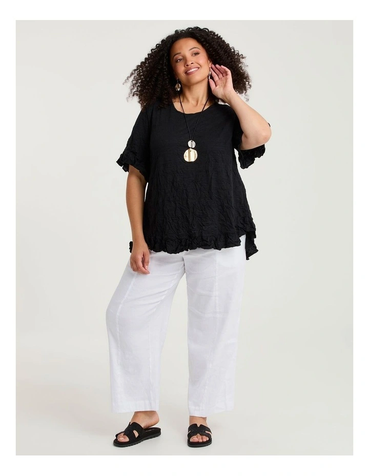Salsa Cotton Mix Crush Top Black image 3