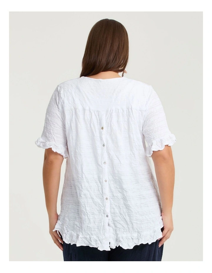 Salsa Cotton Mix Crush Top White image 2