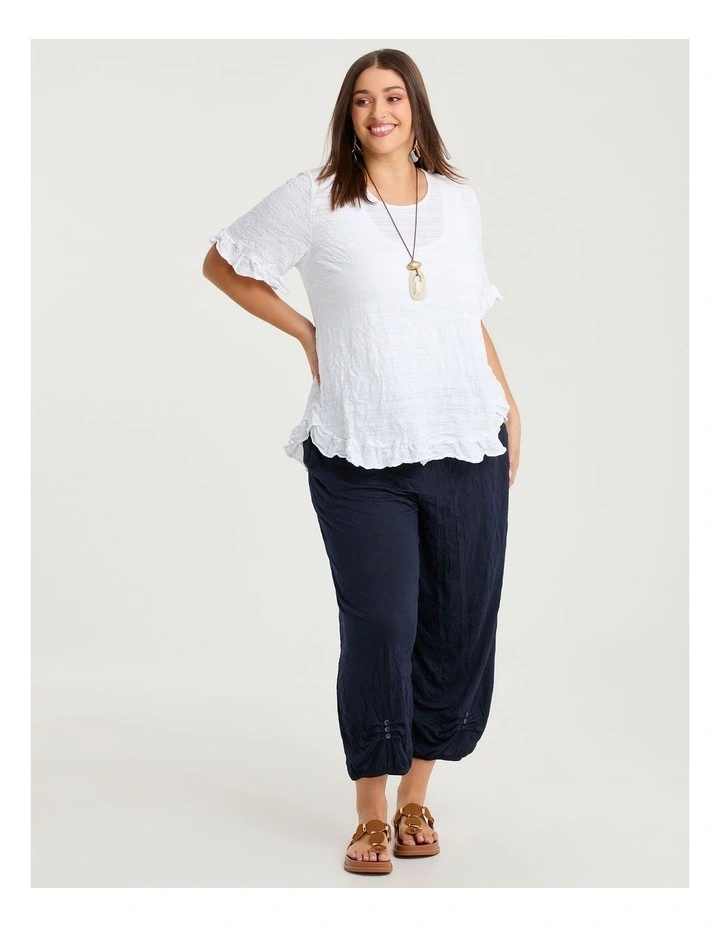Salsa Cotton Mix Crush Top White image 3
