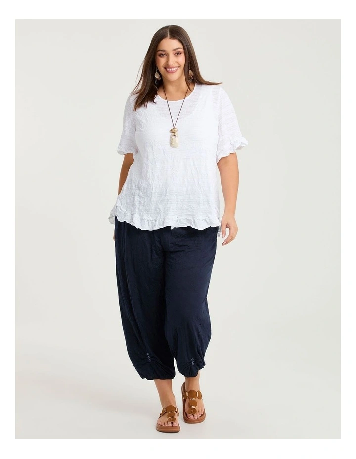 Salsa Cotton Mix Crush Top White image 4
