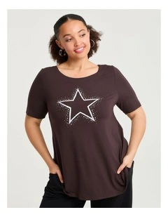 Natural Matariki Star Top Chocolate Truffle