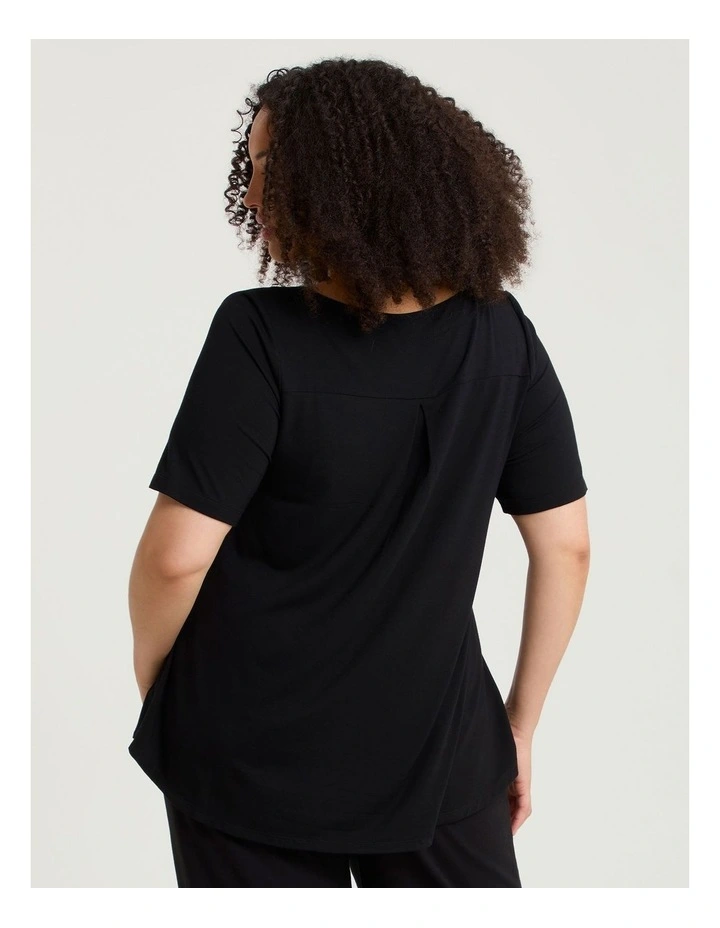 Natural Black Pearl Top in Black image 2