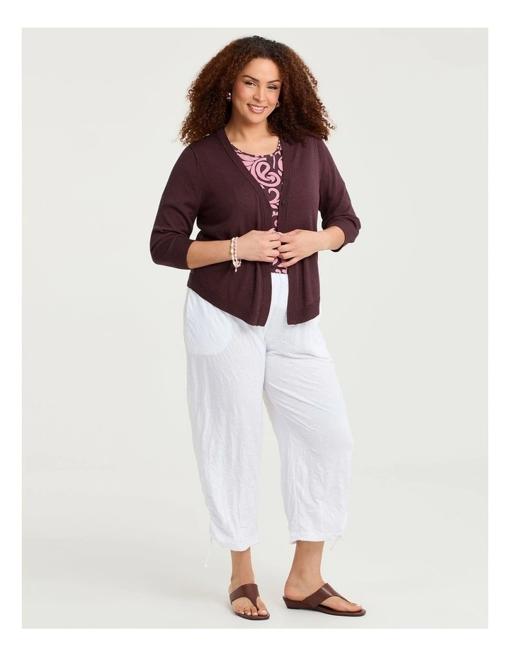 Natural Hazel Paisley Top Print image 5