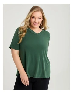 Katrina Luna Top Alpine Green