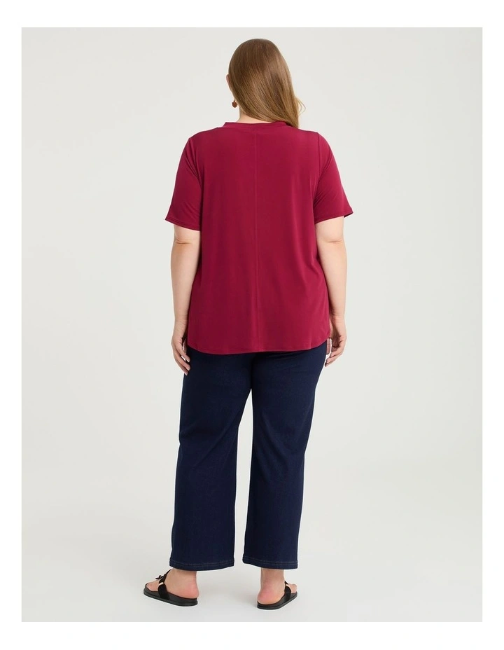 Katrina Luna Top Cranberry image 2