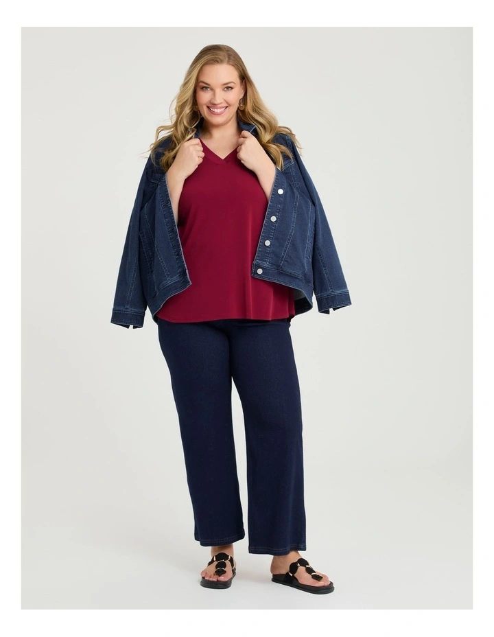 Katrina Luna Top Cranberry image 4