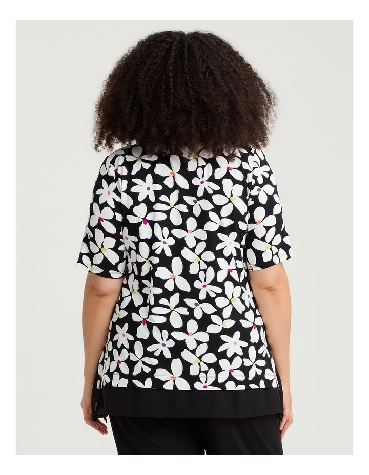 Natural Daisy Top Print image 2