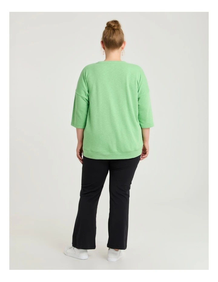 Patch Pocket Sweat Seaspray image 2