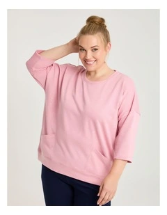 Patch Pocket Sweat Petal Pink