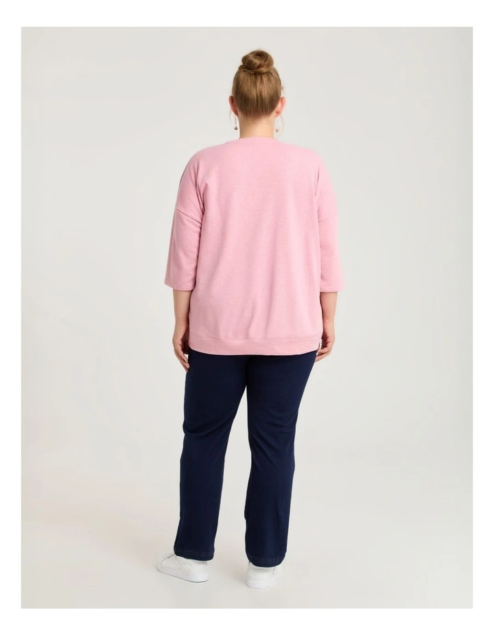 Patch Pocket Sweat Petal Pink image 2
