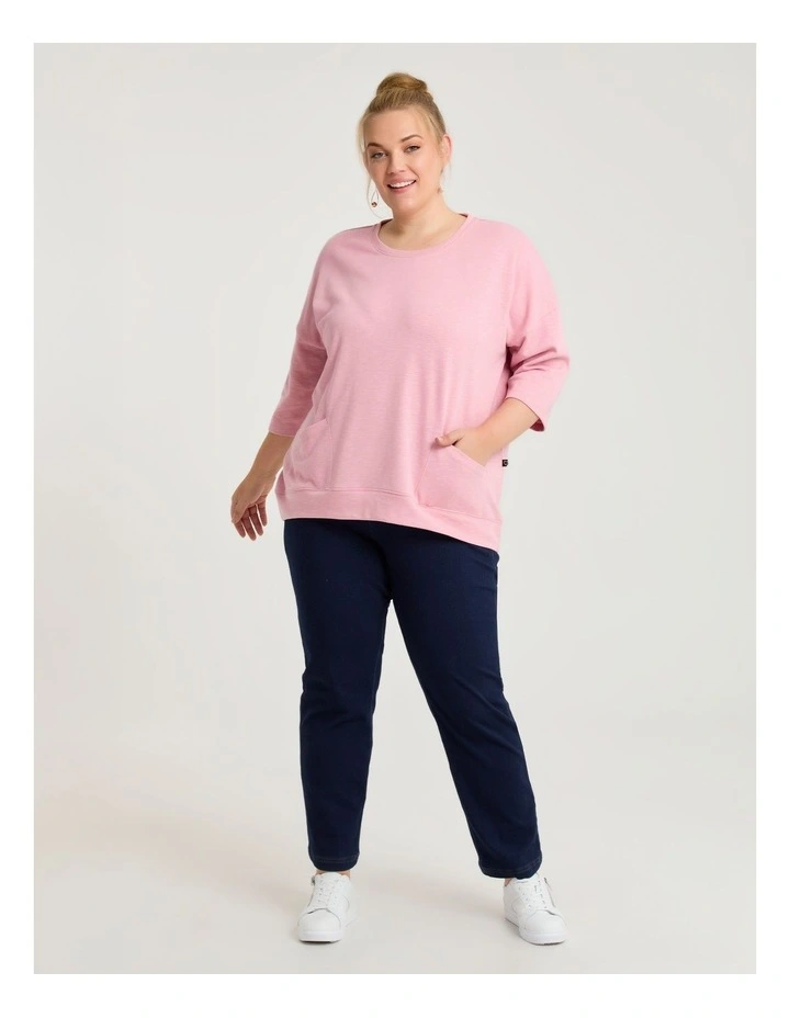 Patch Pocket Sweat Petal Pink image 3