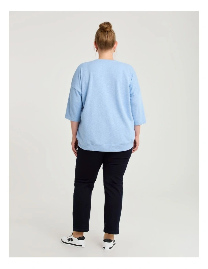 Patch Pocket Sweat Dusk Sky image 2