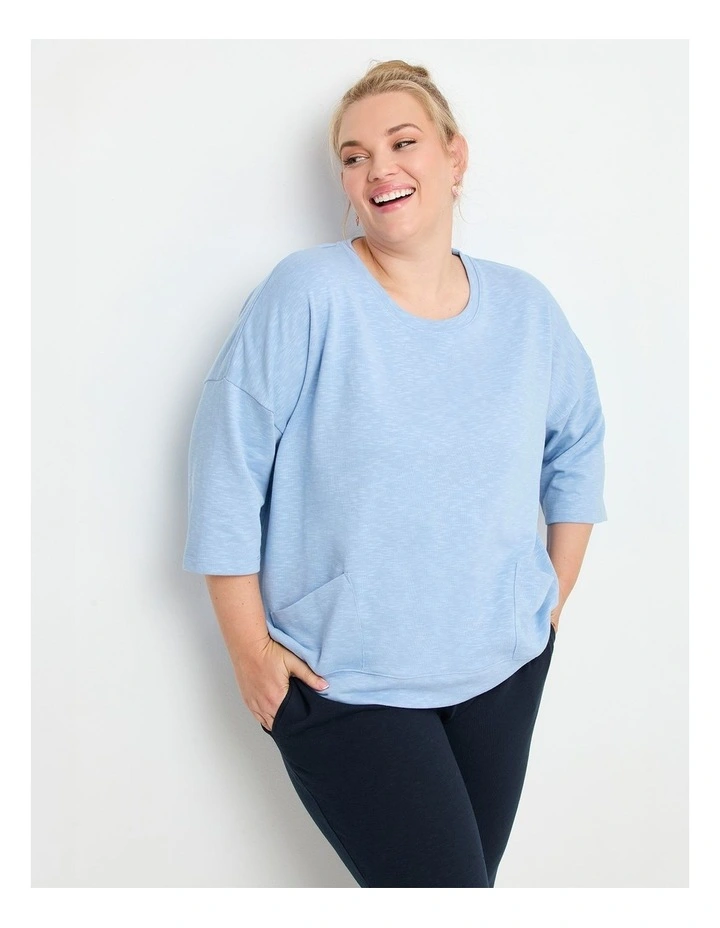 Patch Pocket Sweat Dusk Sky image 3