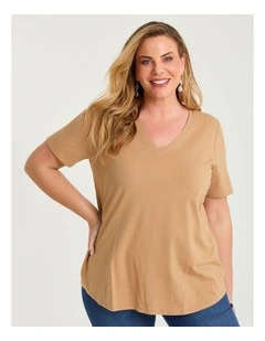 Good Earth Australian Cotton V-neck T-shirt