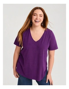Good Earth Australian Cotton V-neck T-shirt